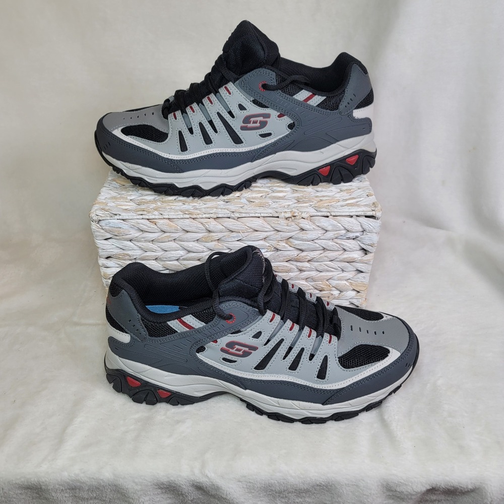 Skechers After Burn Memory Foam Sneakers Comfy Athleisure Activewear Size 11.5